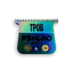 High-performance TPOB Unicorn replacement clipper blades with graphene coating and 90 Rockwell hardness offer the greatest fade for barbering.