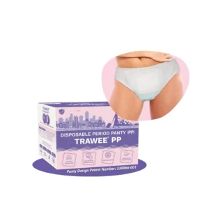 Trawee disposable period panties offer super absorbent protection and antimicrobial treatment for a hygienic and worry-free menstrual experience, suitable for teenagers, adults, and mothers.