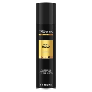 TRESemmé TRES Two hair spray provides extra strong hold and all-day humidity resistance for any hairstyle, keeping it frizz-free with a touchable feel.