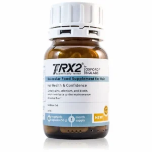 TRX2 hair growth supplement helps stop hair loss and thinning with a drug-free, vegetarian-friendly formula developed in Oxford, UK.
