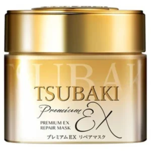 This is a 180g pack of Tsubaki Premium Repair Hair Mask, a conditioner designed to repair and revitalize hair.