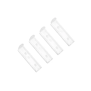 Four replacement blades for the Tweezerman facial razor designed for peach fuzz removal and gentle exfoliation.