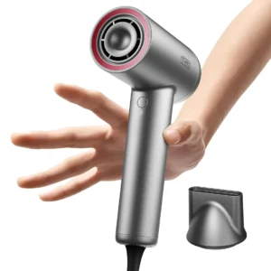 The TYMO ionic hair dryer provides fast drying with a lightweight design and negative ions for smooth, frizz-free hair.