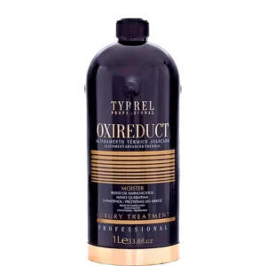 Tyrrel Oxireduct keratin treatment straightens, strengthens, and eliminates frizz for silky, soft, and manageable hair.