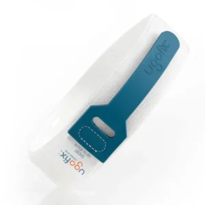 Five Ugo Fix catheter straps in a box provide securement and minimize irritation with a silicone grip for comfortable, worry-free catheter use.
