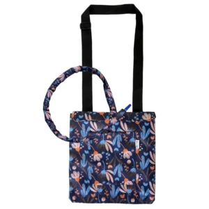 This urine drainage bag holder discreetly conceals a catheter bag up to 2000ml, made from durable nylon fabric with an adjustable strap for comfortable carrying or hanging.