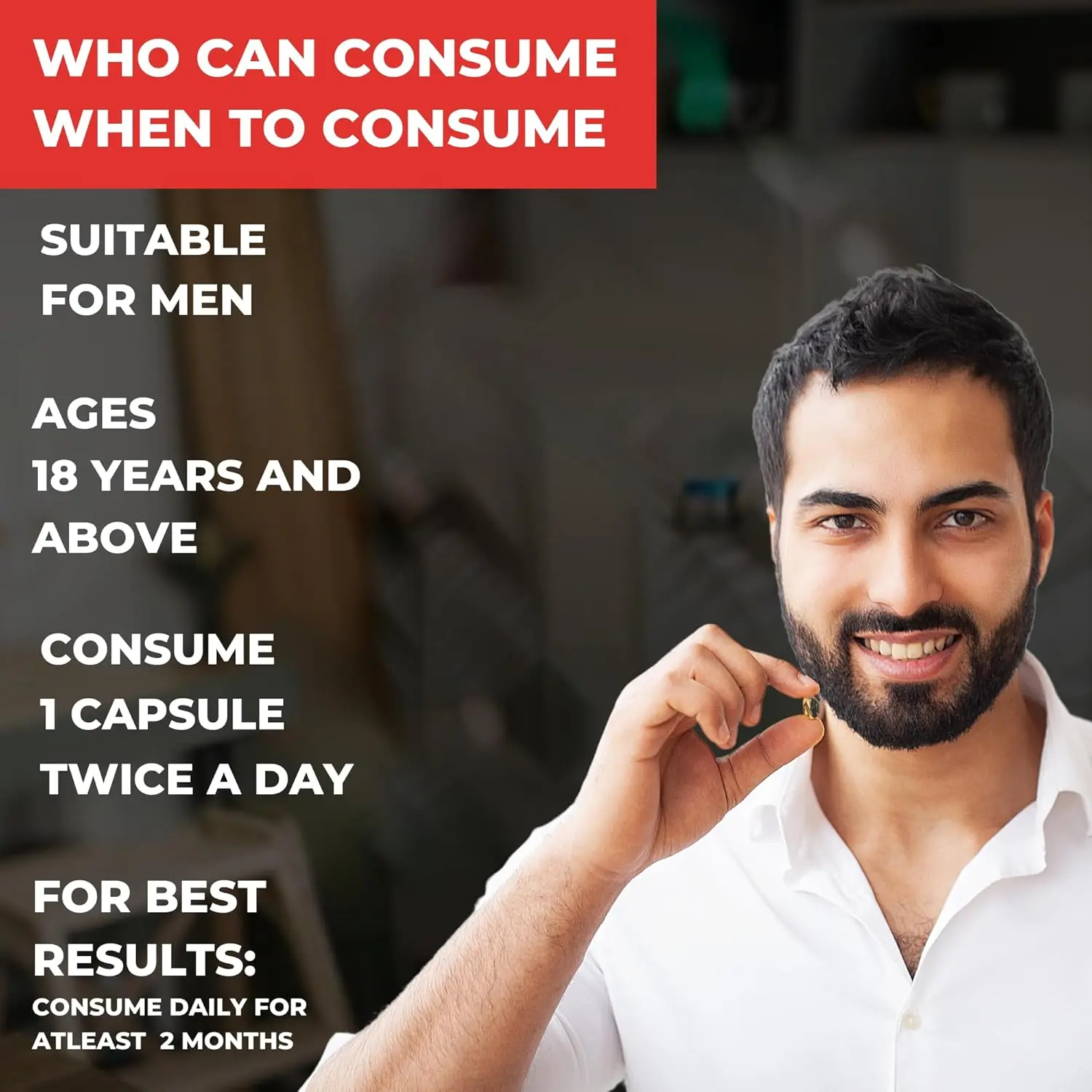 VEDAPURE shilajit capsules containing pure Himalayan shilajit, safed musli, and ashwagandha to boost energy, immunity, and overall health for men, 1000mg, 60 capsules.