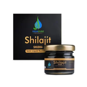 Vedapure Shilajit resin is a potent, natural source of essential minerals, fulvic and humic acids for improved overall health, sporting performance, and sleep.