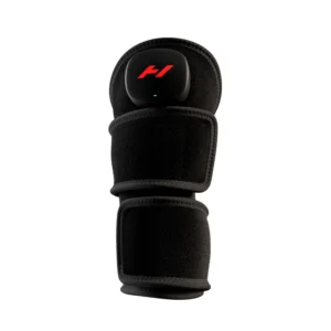 The Venom 2 Leg wrap by Hyperice provides targeted heat and vibration massage for soothing relief and muscle recovery in the leg area.