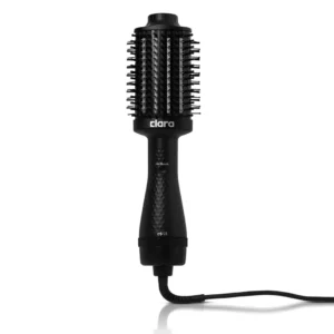 This 2-in-1 ceramic hot brush features thermal and blow-drying sides, ionic technology for reduced frizz and three heat settings for all hair types.