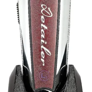 The Wahl 8171 Cordless Detailer Li hair clipper provides super close trimming with its T-wide blade and powerful rotary motor, offering 100 minutes of cordless runtime.