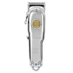 The Wahl 5 Star Cordless Senior Metal Edition clipper is ideal for barbers and stylists needing precision cutting and powerful bulk hair removal.