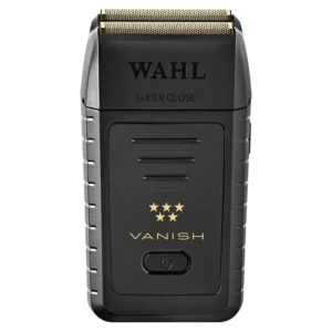 The Wahl 5 Star Vanish Shaver provides a razor-close shave with micro-thin gold foils and an innovative suspension system.
