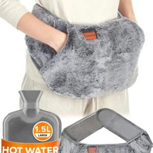 This super soft, winged hot water bottle belt provides targeted period pain relief and back pain relief, and can be worn comfortably while you get on with your day.