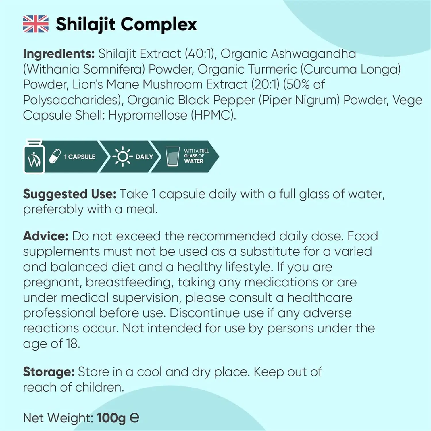 WeightWorld Shilajit Complex capsules contain shilajit, ashwagandha, turmeric, lion's mane, and black pepper for both men and women, providing a four-month supply of vegan, non-GMO, and gluten-free supplement.