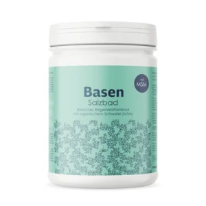 Dr. Wunder Base Salt Bath with organic sulphur MSM promotes supple skin and supports detoxification as part of your alkaline treatment.