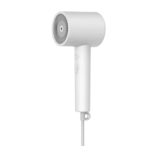 Compact white XIAOMI Ionic Hair Dryer H300 with negative ions and smart temperature control for fast drying and comfortable travel.
