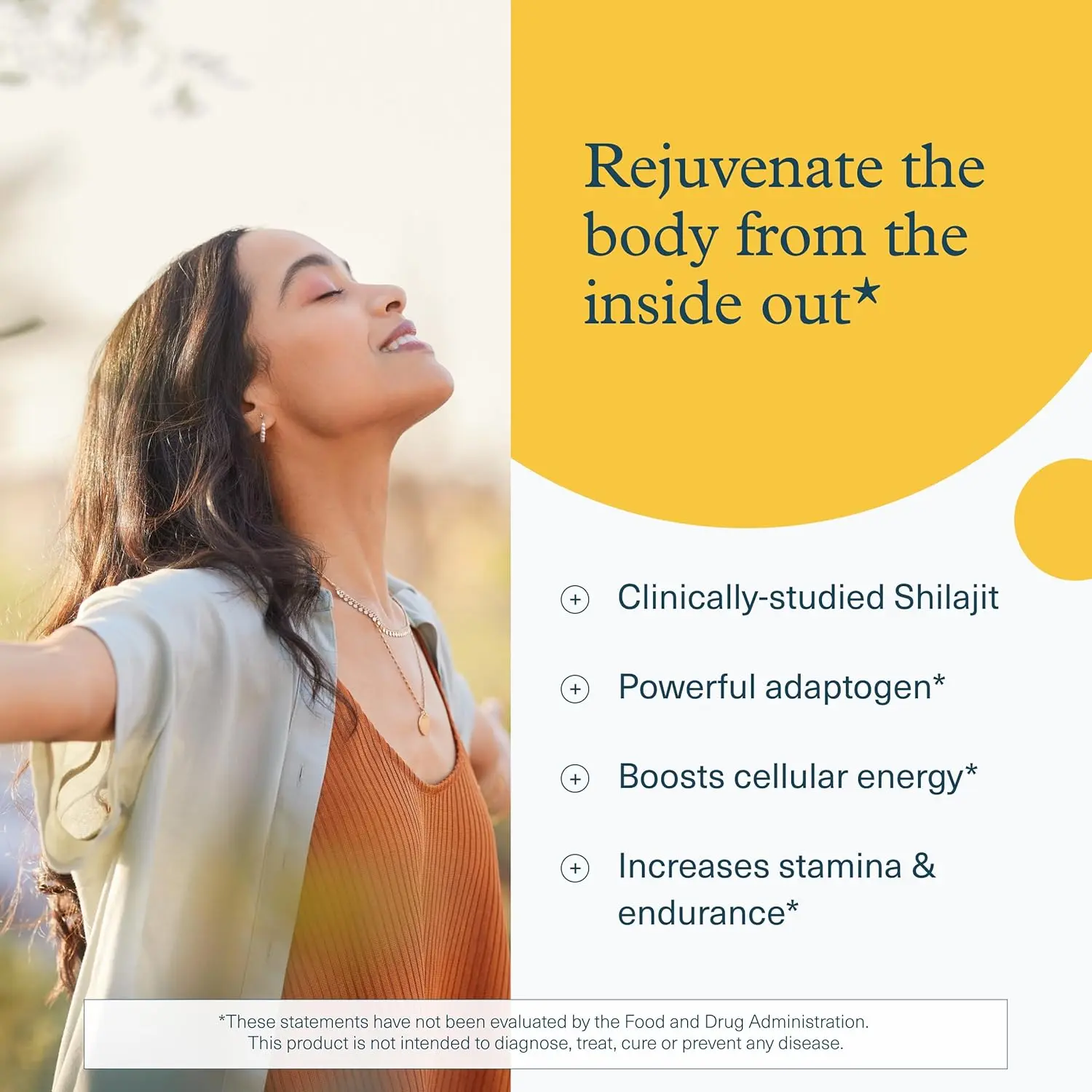 Youtheory Shilajit capsules for energy, stamina, endurance, and immune system support, made with pure Himalayan superfood and PrimaVie.