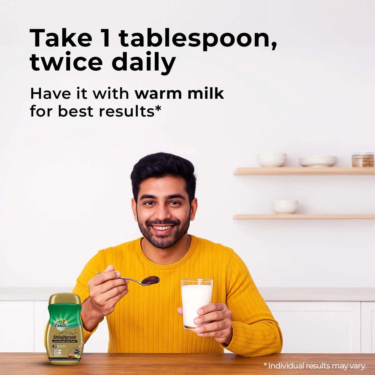 Zandu Shilajitprash capsule contains a powerful combination of Himalayan Shilajit and select Chyawanprash herbs to boost inner strength, outer power, stamina, and immunity.