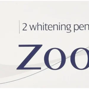 This image shows Zoom whitening pens for quick and easy teeth whitening touch-ups at home or on the go with a 5.25% hydrogen peroxide formula for effective stain removal.