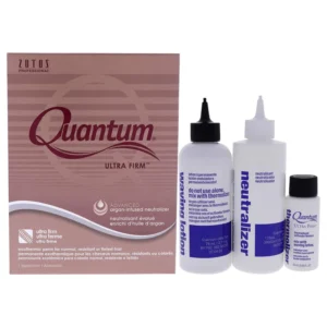 Zotos Quantum Ultra Firm Exothermic Permanent creates even, predictable curls on all hair types, using a patented equalizer and conditioner.